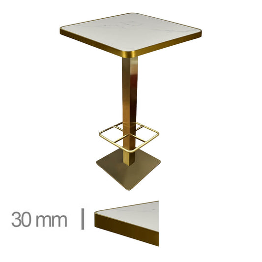 Table Haute HORECA Blanc 60×60cm