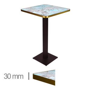 Table Haute ORECA Nacré 60×60Cm