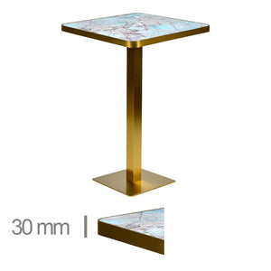 Table Haute HORECA Nacré 70×70cm