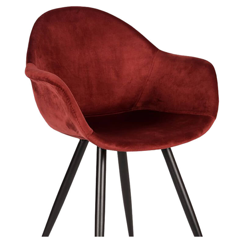 Chaise Fiona Bordeaux