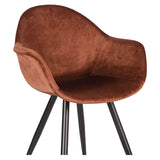 Sedia Fiona Rouille