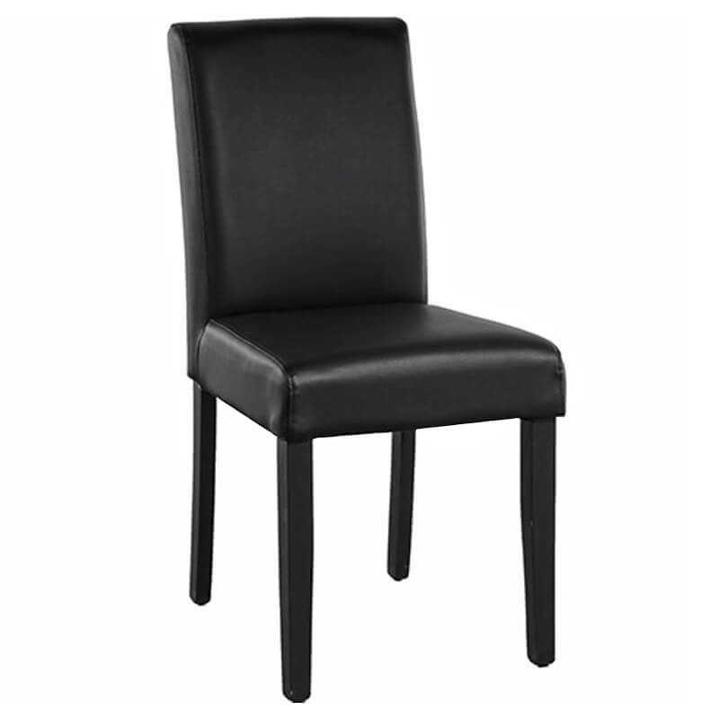Sedia nera Mabel