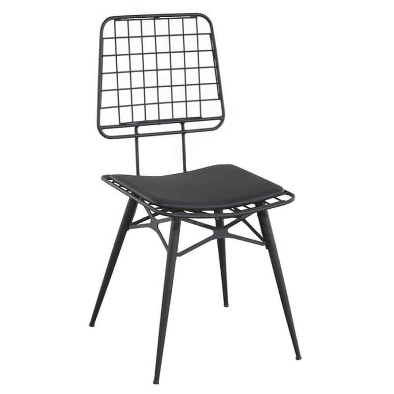 Sedia nera Rio