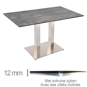 Kompaktbeton Tabelle 69 × 120 cm