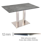 Kompaktbeton Tabelle 69 × 120 cm