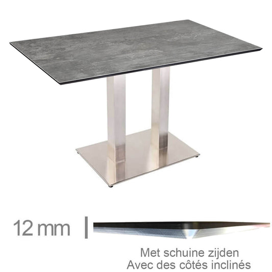 Table COMPACT Béton 69×120Cm