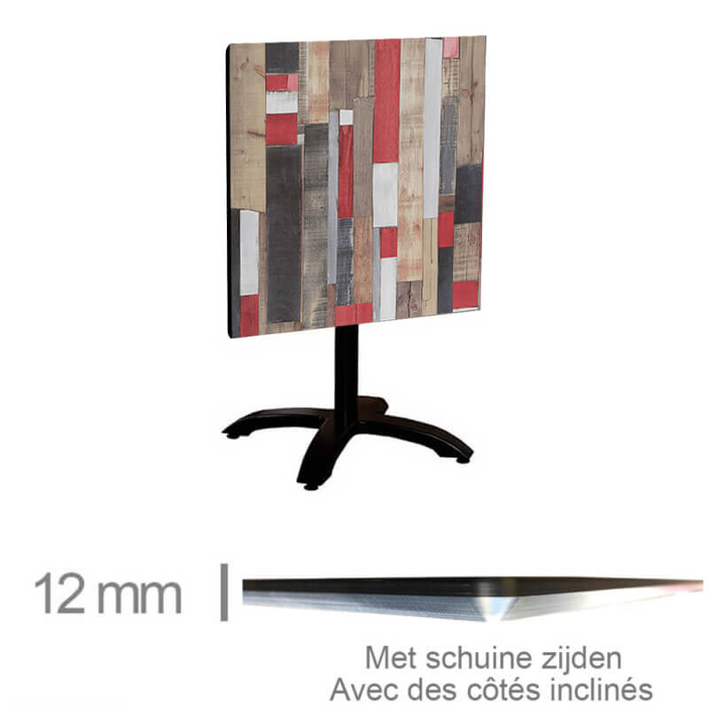 Compact Reddenwood 69 × 69 cm faltbare Tabelle