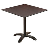 Kompaktes WEGE 69 × 69 cm faltbare Tabelle