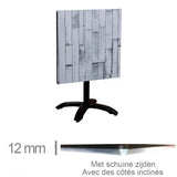 Faltbare Blocktabelle 69 × 69 cm