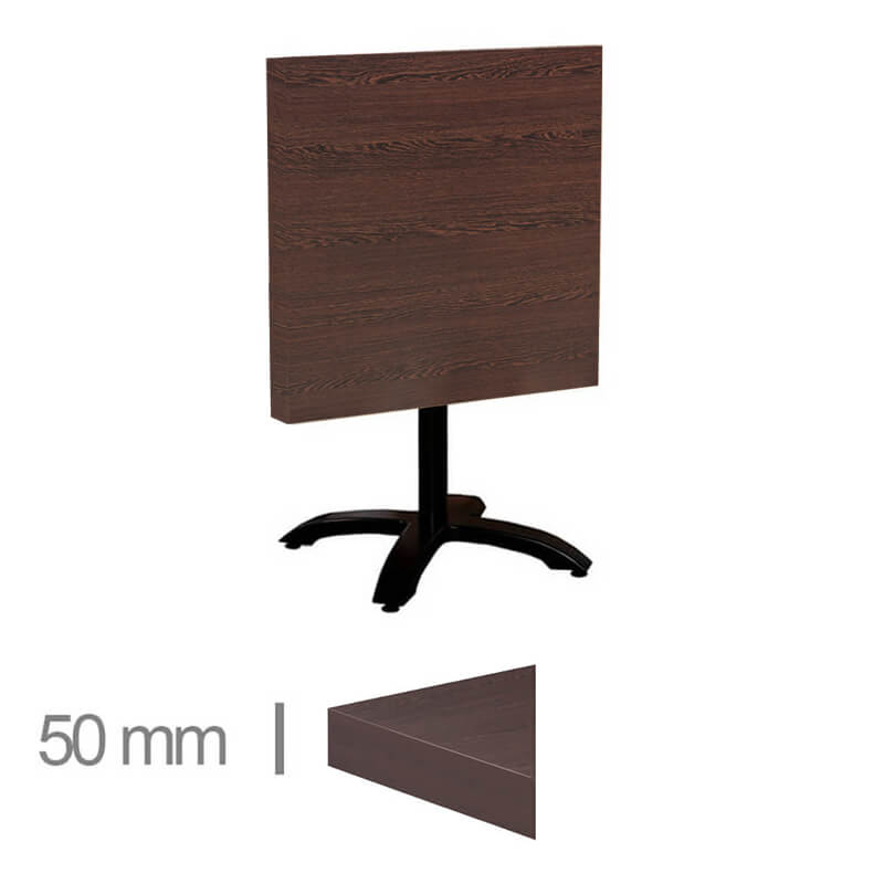 Table Pliable DUBLIN Wenge 60×60Cm