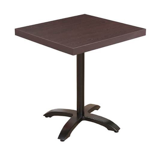 Table Avec Pied Pliable De Café Dublin Wenge 70×70 Cm