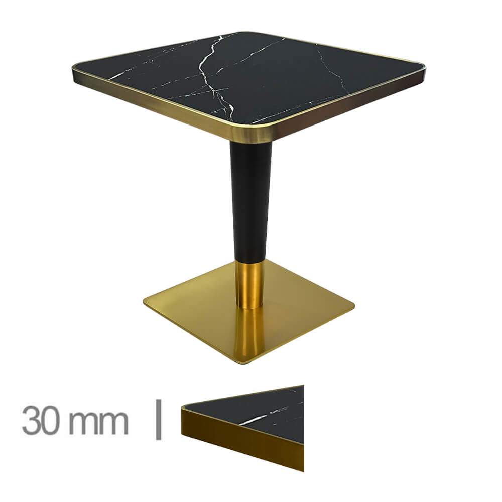 Black Oreca Table 60 × 60cm