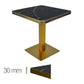 Table HORECA Noir 60×60cm