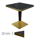 Schwarz Oreca Tabelle 70 × 70 cm