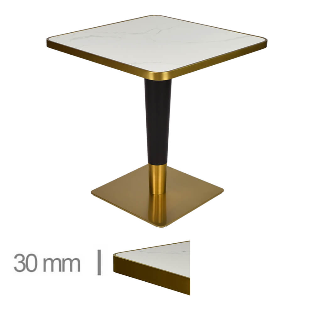 White Oreca Table 70 × 70cm