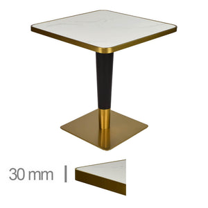 Weiße Oreca Tabelle 70 × 70 cm