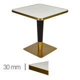 Weiße Oreca Tabelle 70 × 70 cm