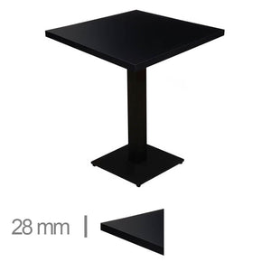 Table De Café Madrid Noir 70×70