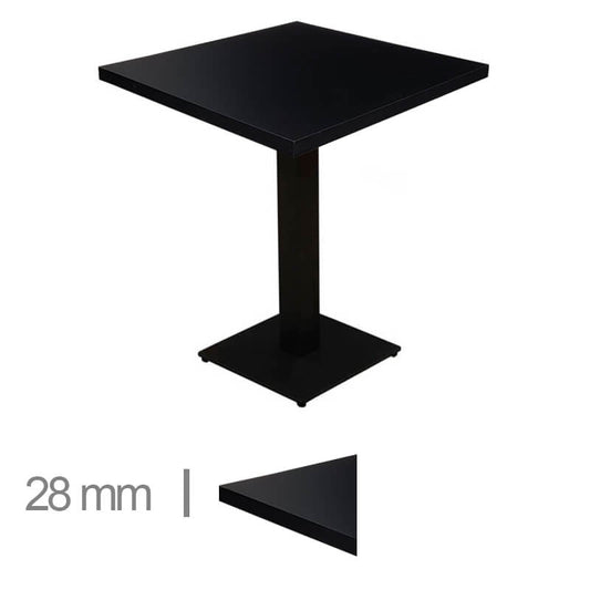 Table De Café Madrid Noir 70×70