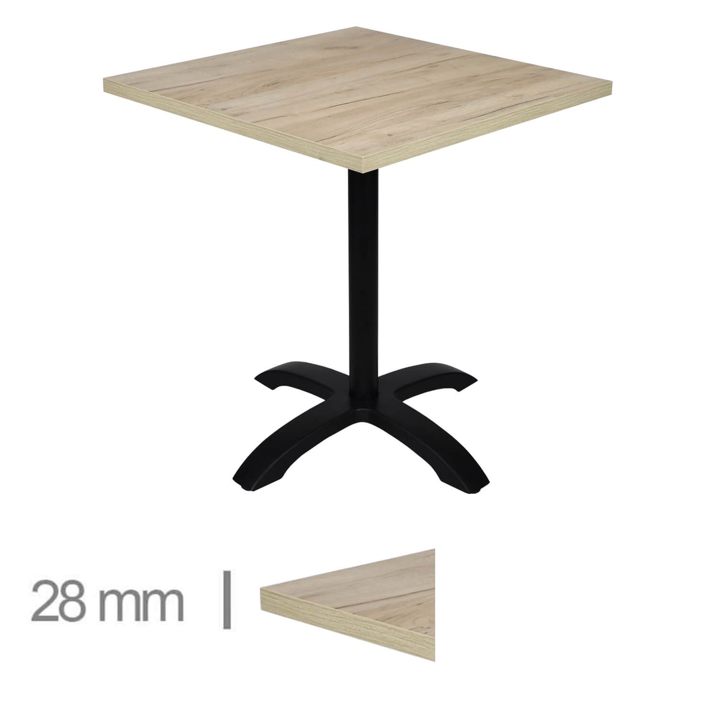 Table Pliable Madrid 60×60Cm