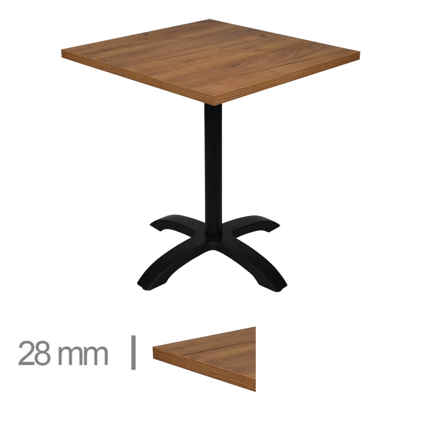 Table Pliable Madrid 70×70Cm