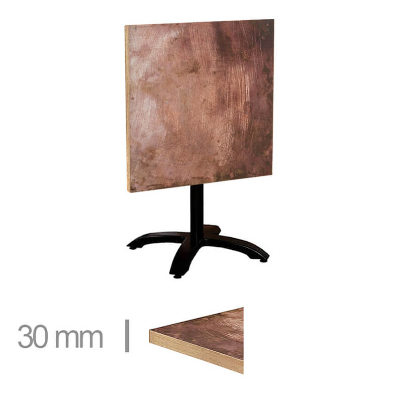 Tabella pieghevole Parigi 69 × 69 cm