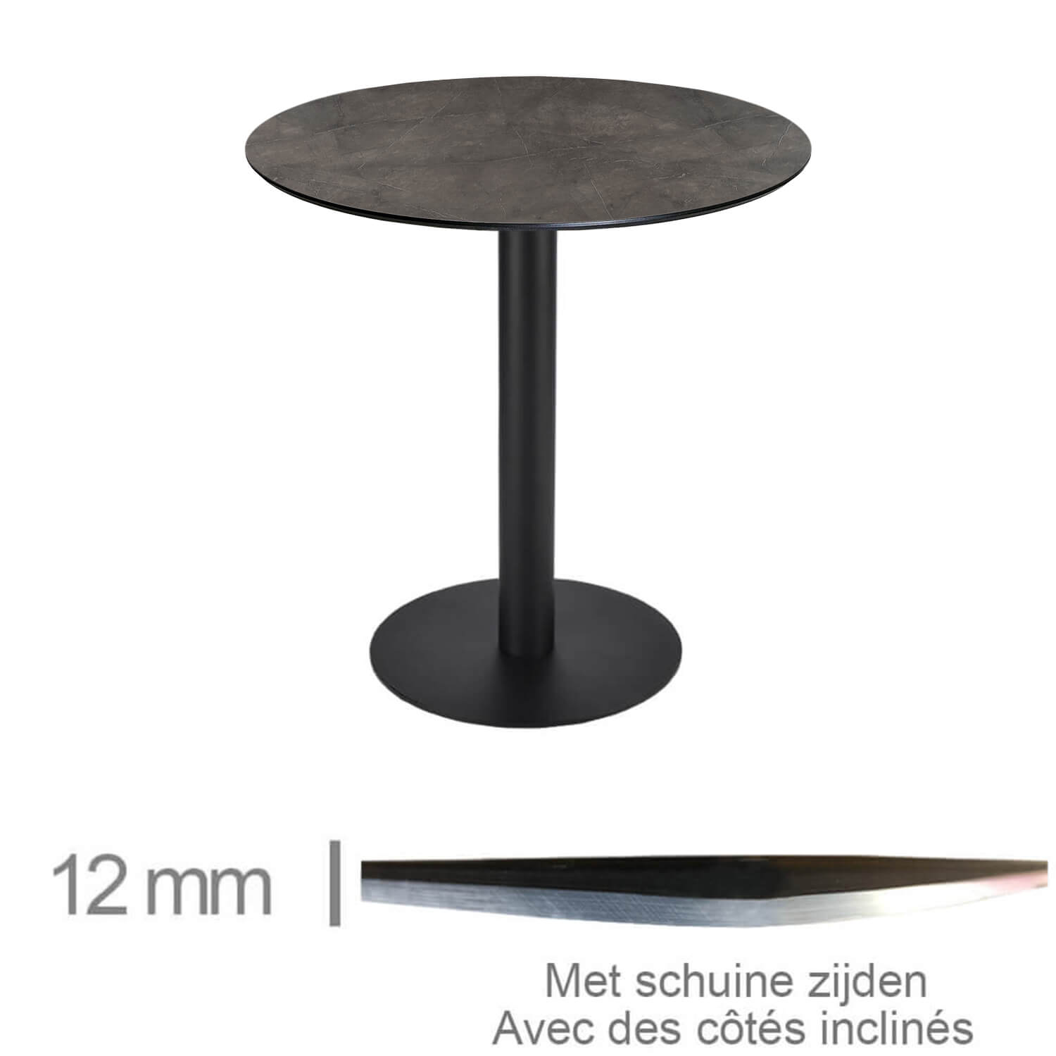 Dublin -Tisch Caspio 69cm