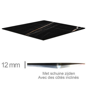 Plateau De Table COMPACT Sahara Noir 59x59cm