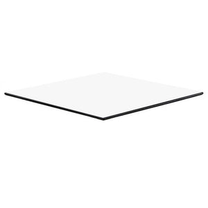 Bandeja de mesa branca compacta 69x69cm