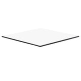 Compact white foldable table 69 × 69cm