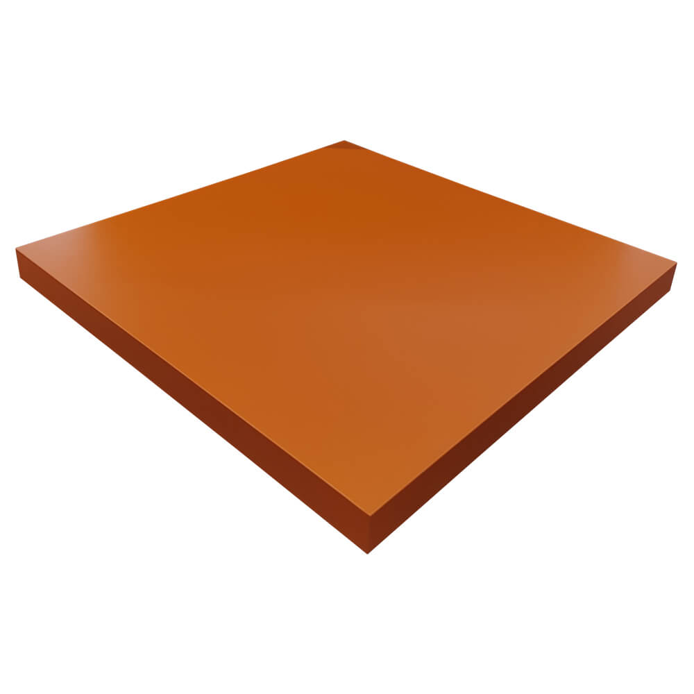 Table Avec Pied Pliable De Café Dublin Orange 60×60 Cm