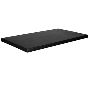 Black Werzalit Table tray 70x120cm
