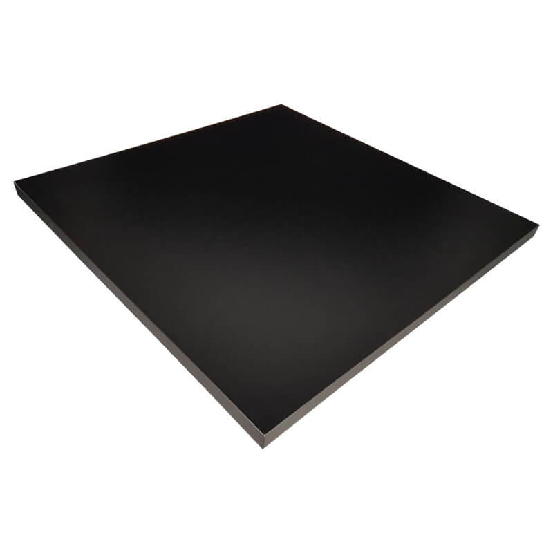 Plateau De Table MADRID Zwart 60x60cm