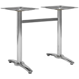 Aluminum coffee table foot 100 × 58 height 72 cm