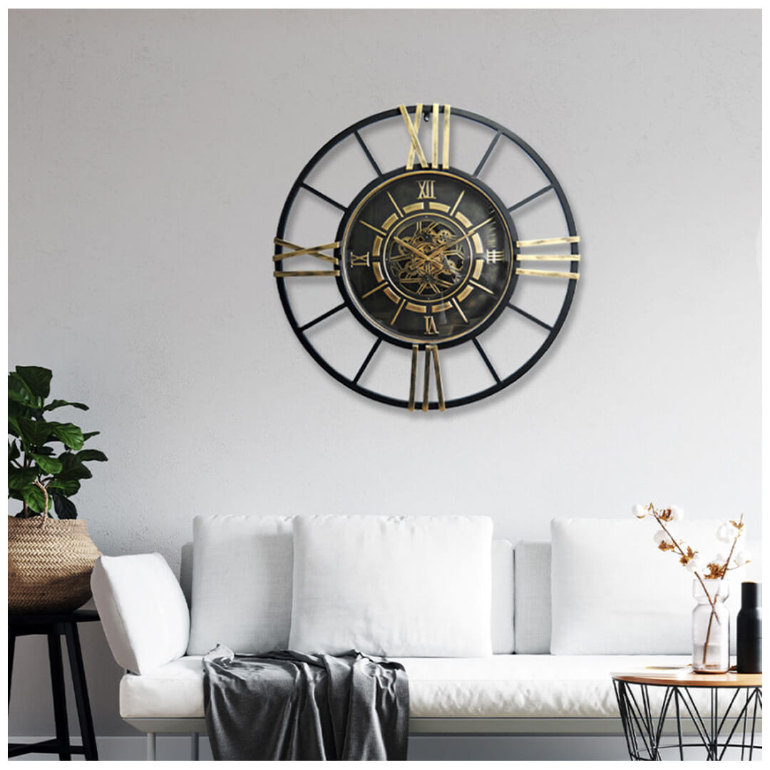 Horloge À Engrenages Avec Verre 08.059 Ø 120 Cm