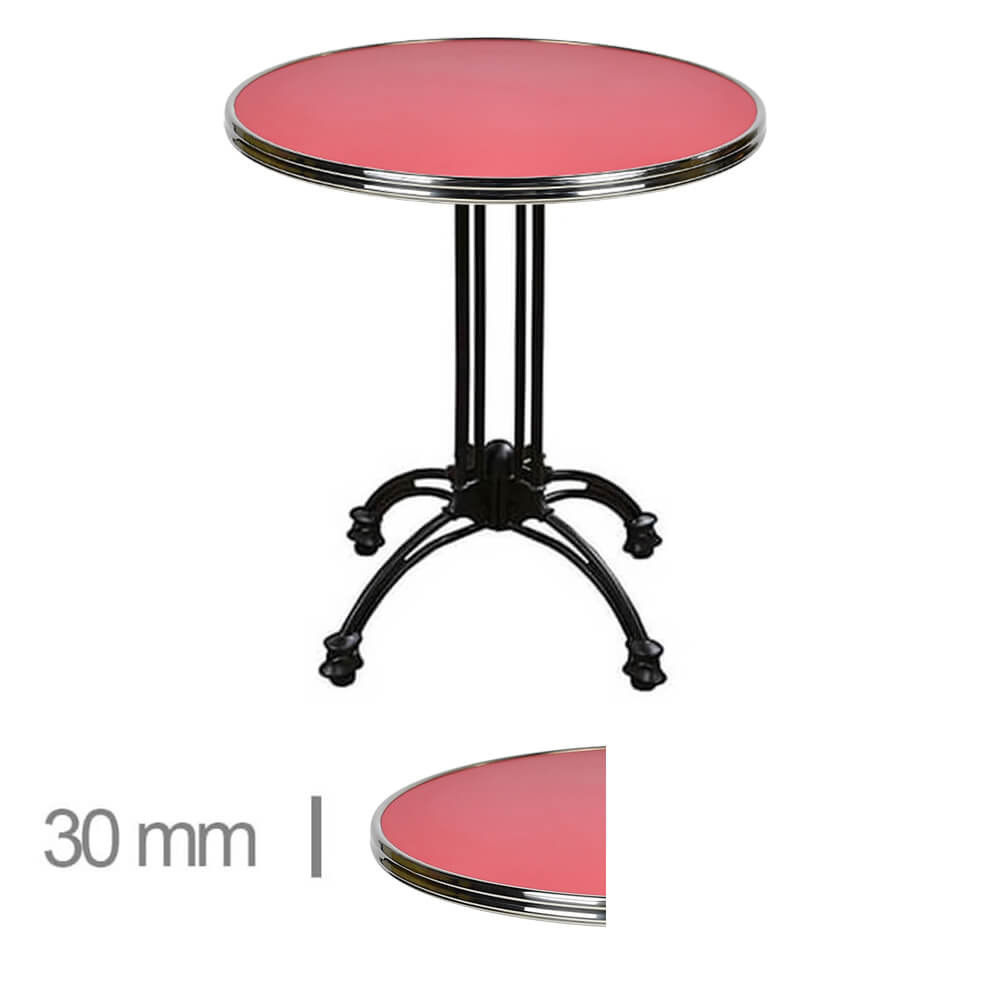 Table Werzalit Rouge 60Cm