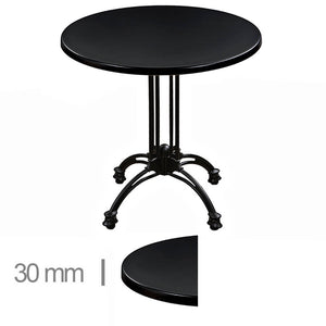 Table Werzalit Noir 60Cm