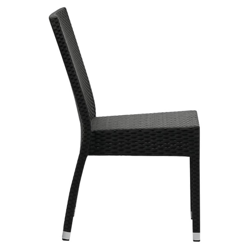 Silla de parma negra