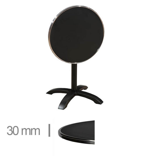 Table Werzalit Noir 60Cm