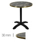 Table Werzalit Brownie 60Cm