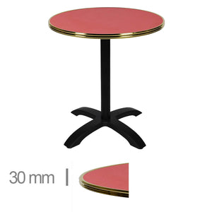 Table Pliable Werzalit Rouge 60Cm