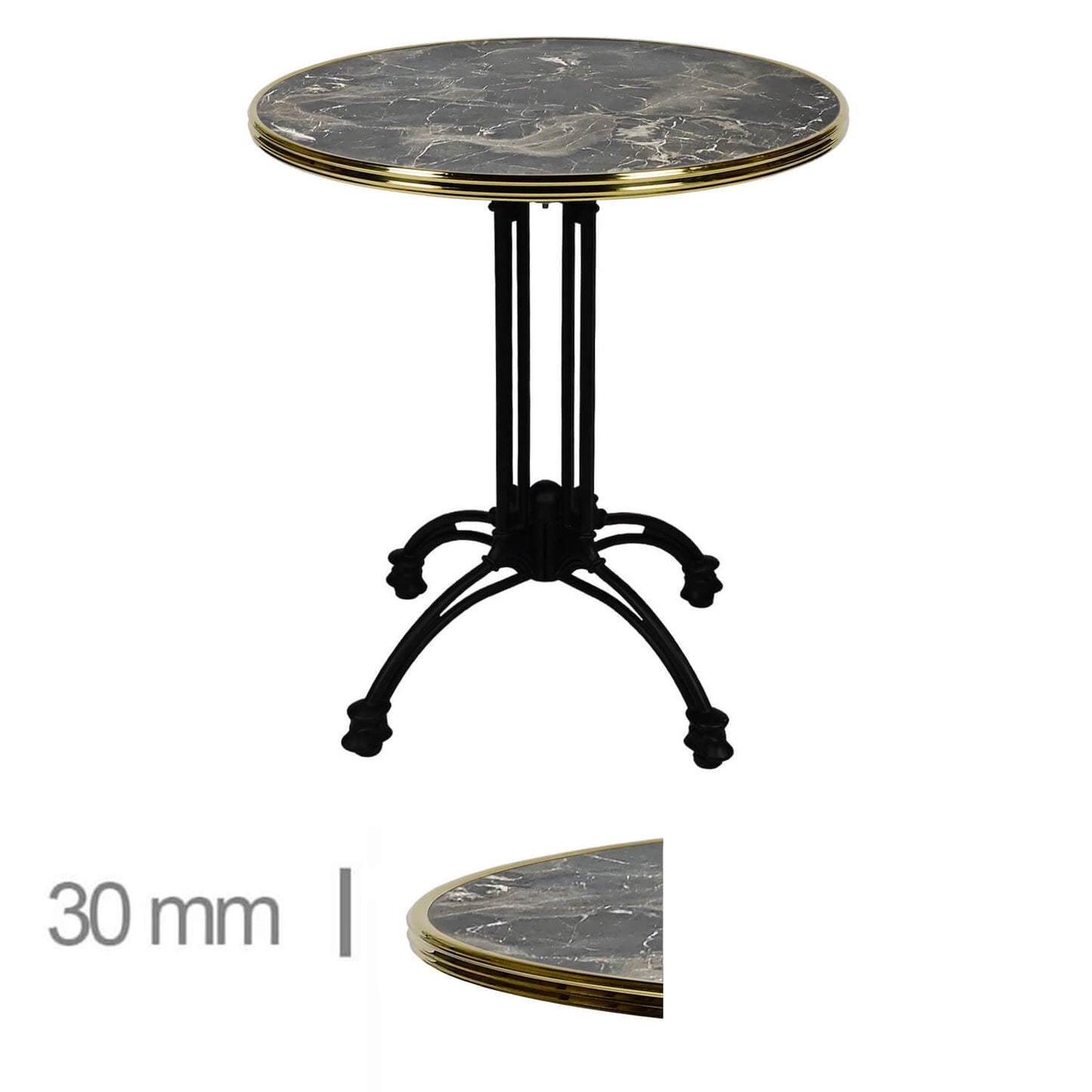 Table Werzalit Brownie 70Cm