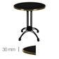 Table Werzalit Noir 70Cm