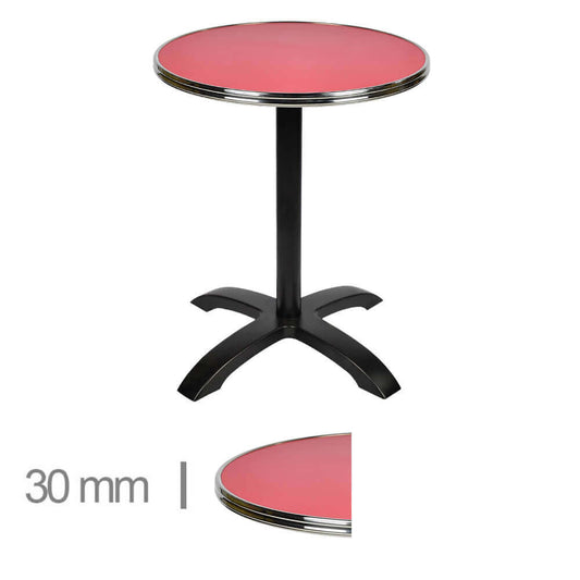 Table Werzalit Rouge 60Cm