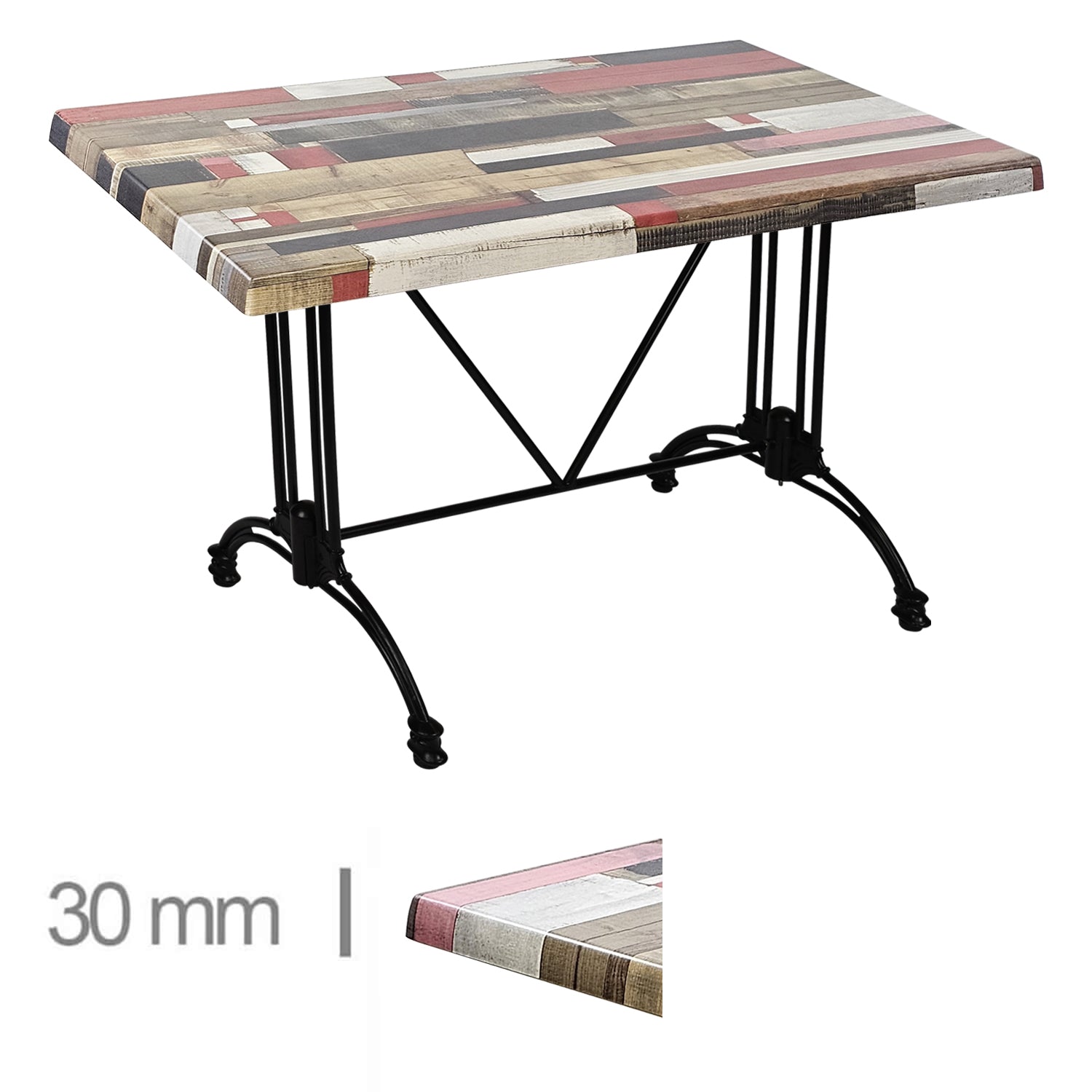 TABLES RECTANGULAIRES DE TERRASSE