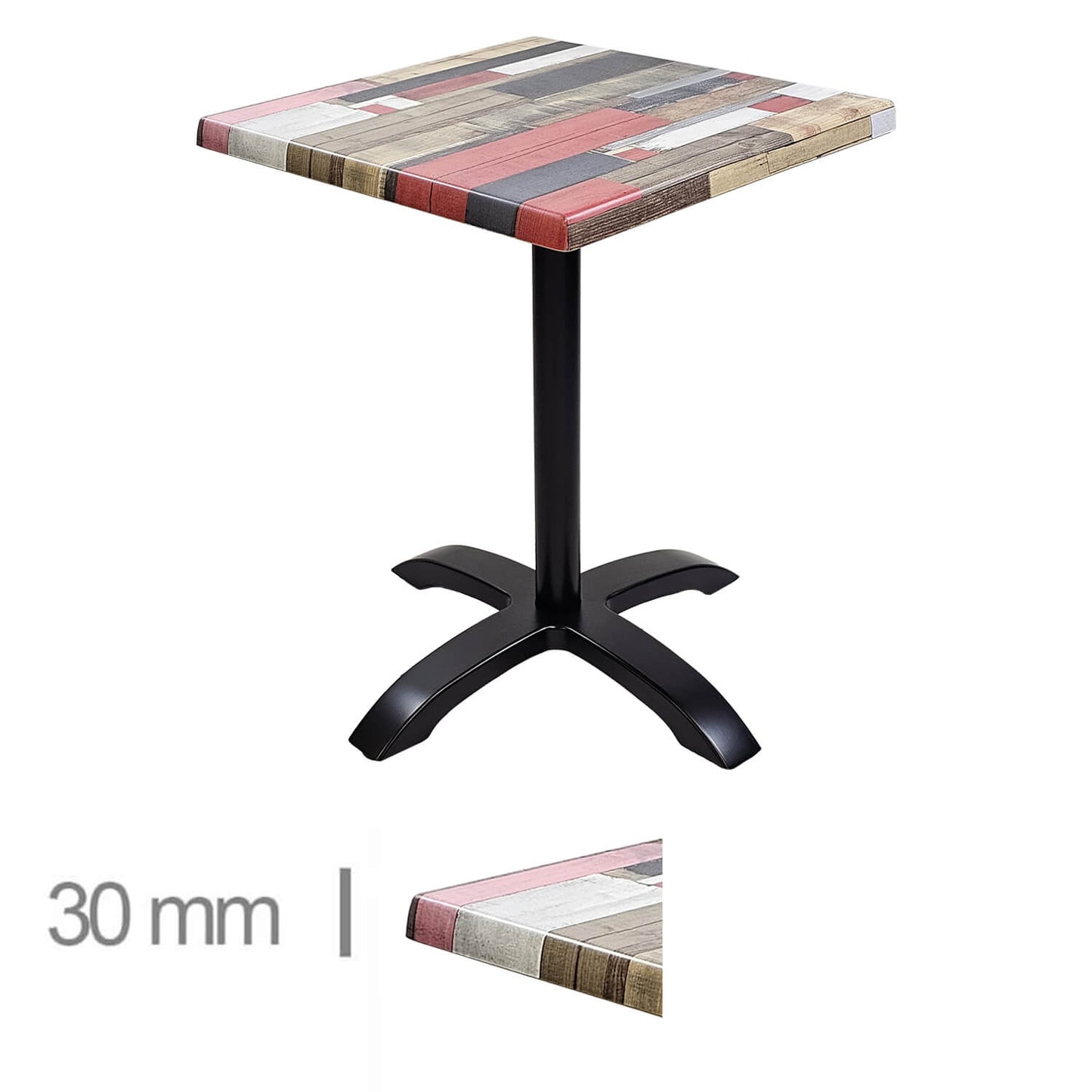 Table Pliable Werzalit Kbana 70×70Cm