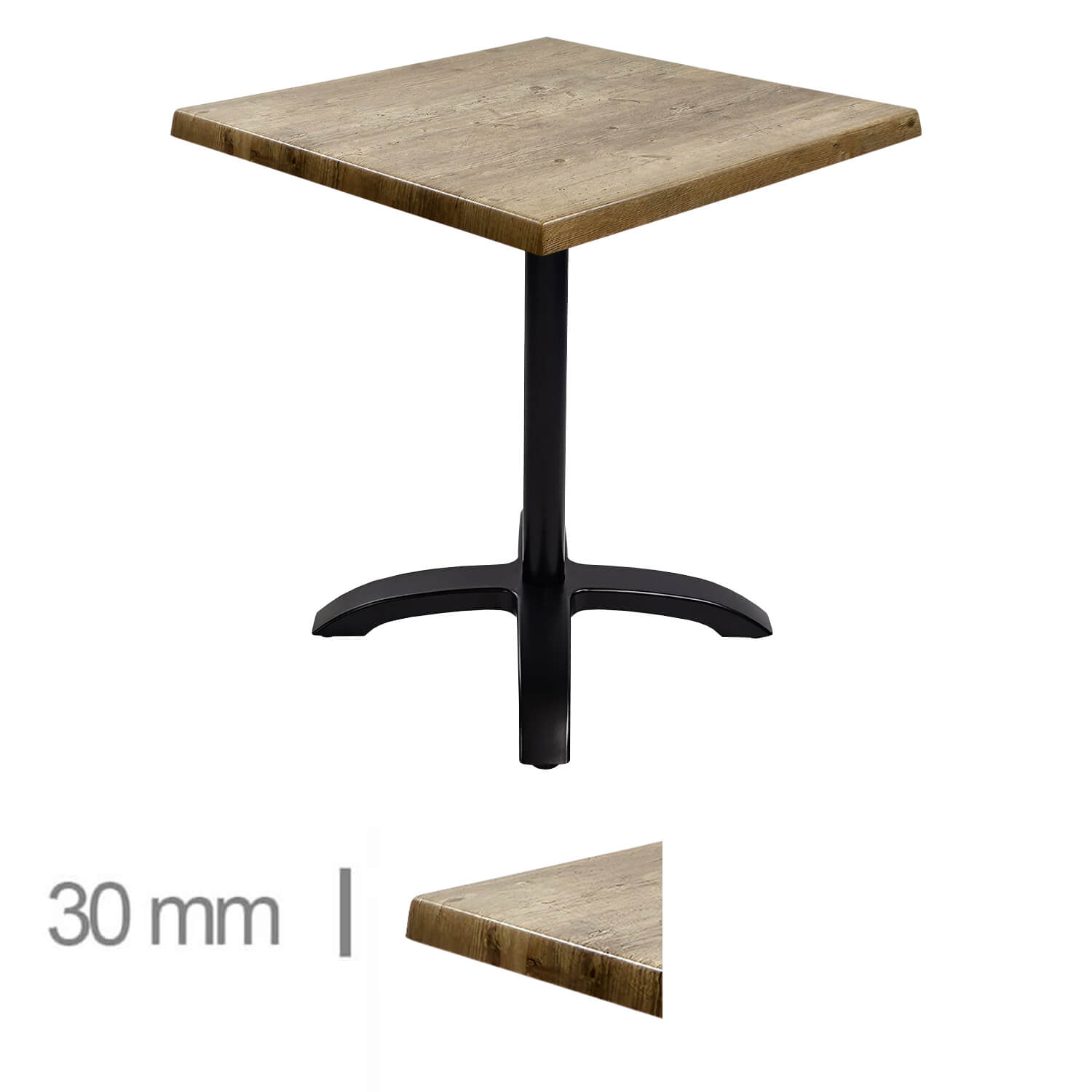 TABLES CARRES DE TERRASSE
