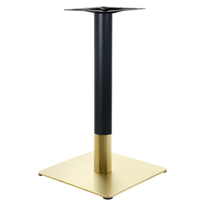 Pied De Table Réglable Acier Inoxydable Et Fer 45×45cm