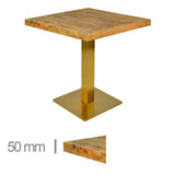 Tabelle Horeca Mango 60 × 60 cm