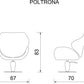 Fauteuil de Coiffure FLORA